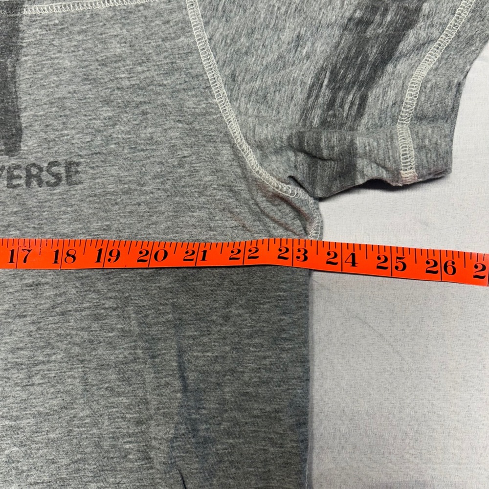 Converse One Star Mens XL Grey Graphic T-Shirt New York Star Logo Short Sleeve - Picture 5 of 10